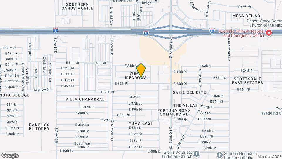 10689 E 35th St Map and Location Details