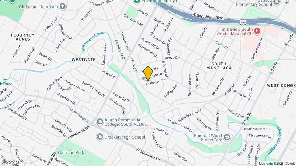 5006 Gladeview Dr Map and Location Details