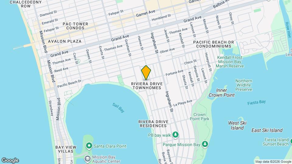 3985 Riviera Dr Map and Location Details