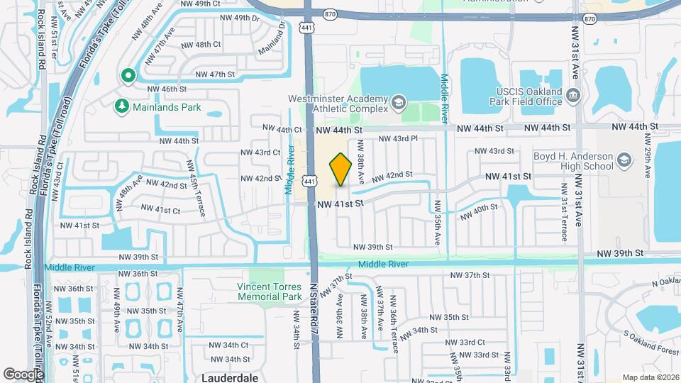 4120 NW 39th Ave Mapa y Detalles de la Ubicación