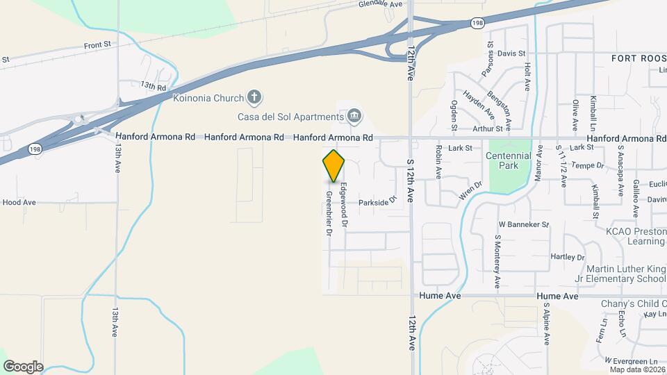 1161 Greenbrier Dr Map and Location Details