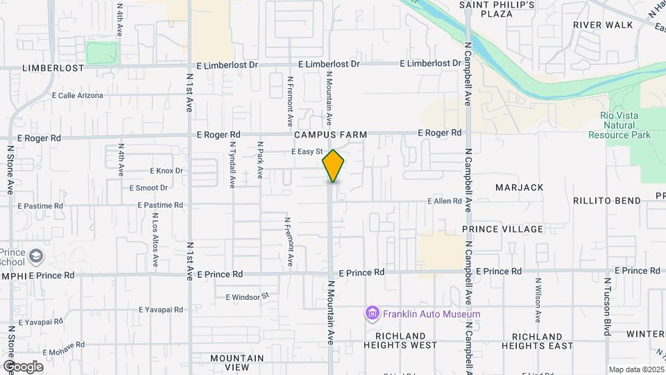 1311 E Allen Rd Map and Location Details