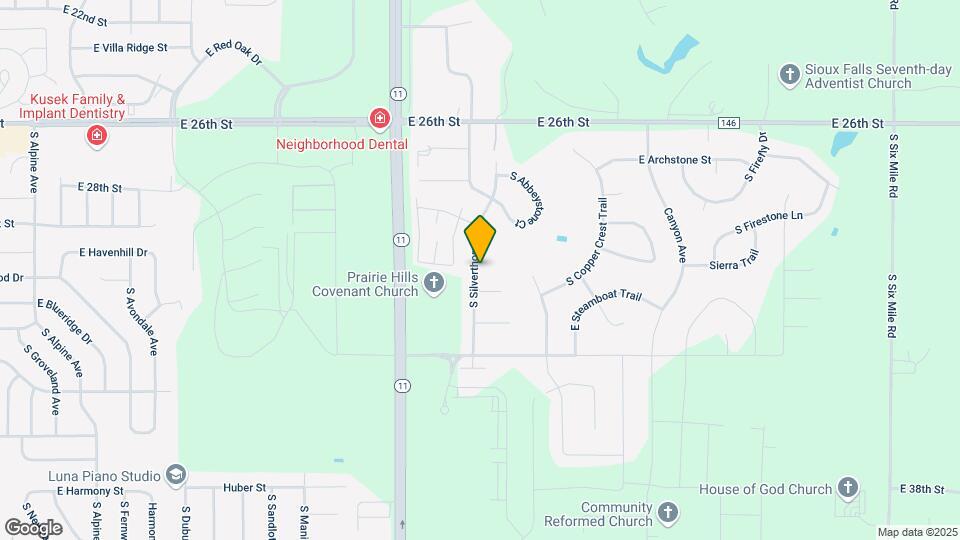 2204 S Silverthorne Ave Map and Location Details