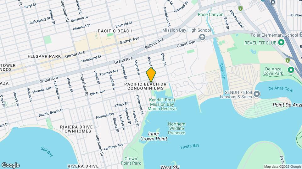 2050 Pacific Beach Dr Map and Location Details