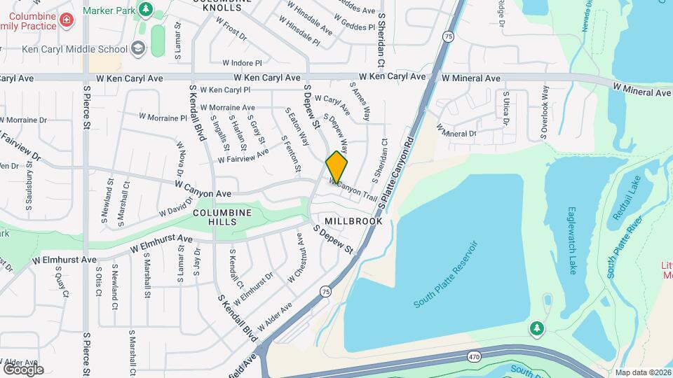 5474 W Canyon Trail Map and Location Details