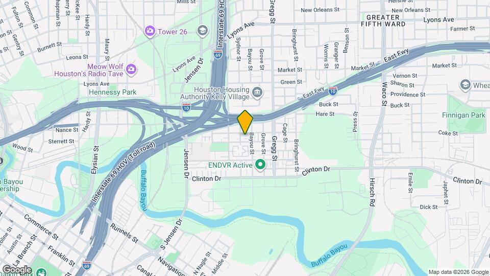 607 Bayou St Map and Location Details