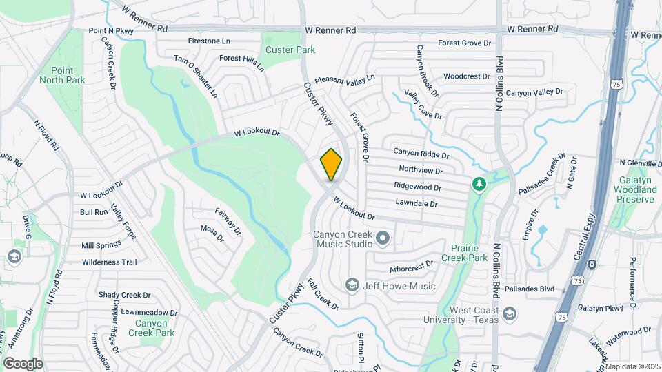 2606 Custer Pkwy Map and Location Details