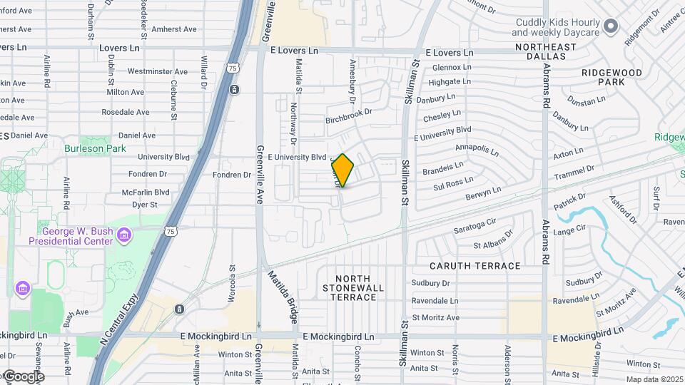 5908 Sandhurst Ln Map and Location Details