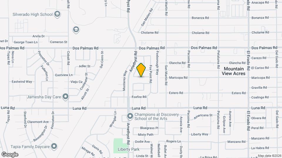 13785 Salado Way Map and Location Details