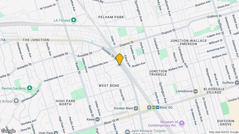 2563 Dundas St W Map and Location Details