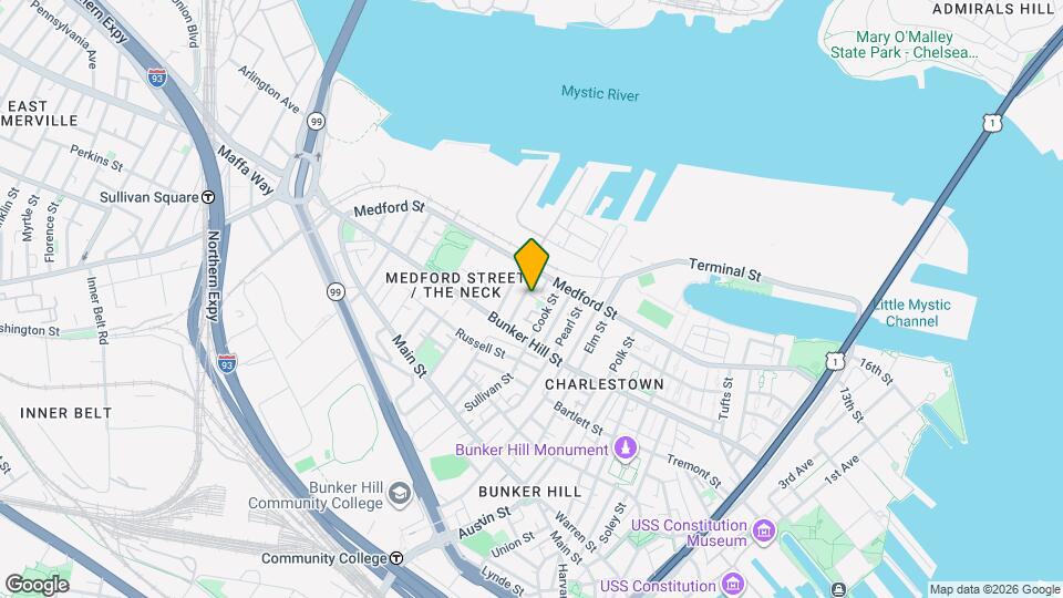 5 Hill St, Unit #3 Map and Location Details