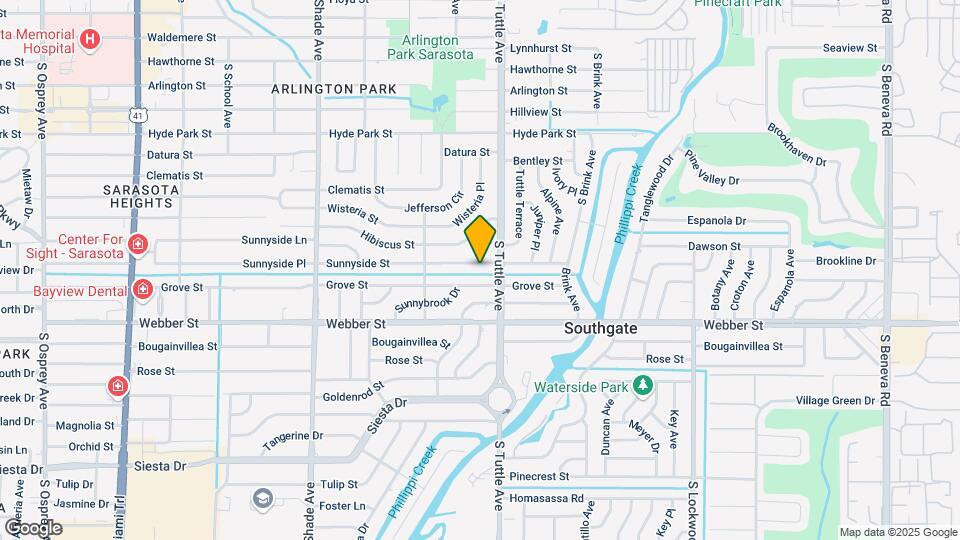 2716 Sunnyside St Map and Location Details
