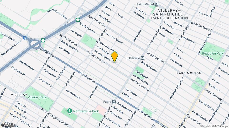 7350 Des Érables Av Map and Location Details