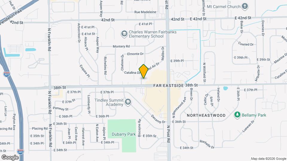 3815 Biscayne Rd Map and Location Details