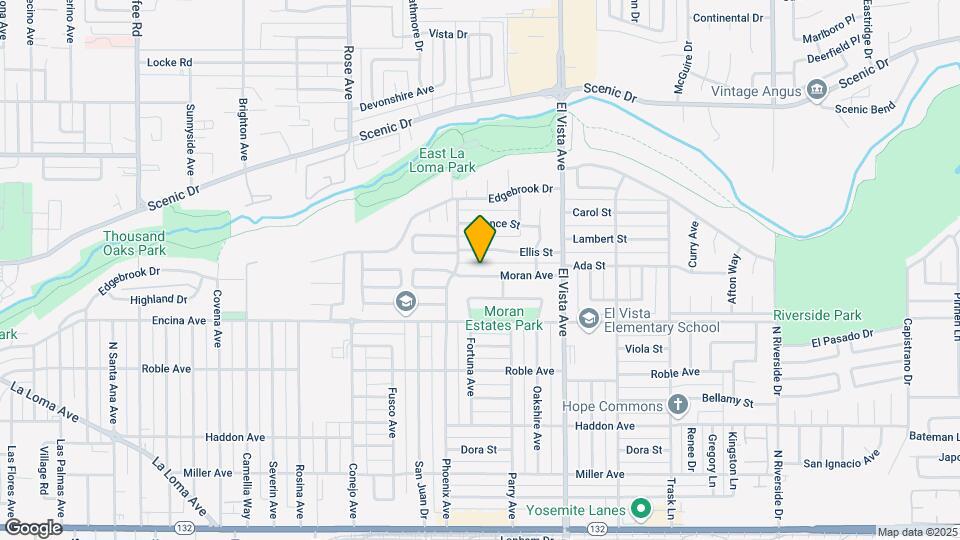 2023 Moran Ave Map and Location Details