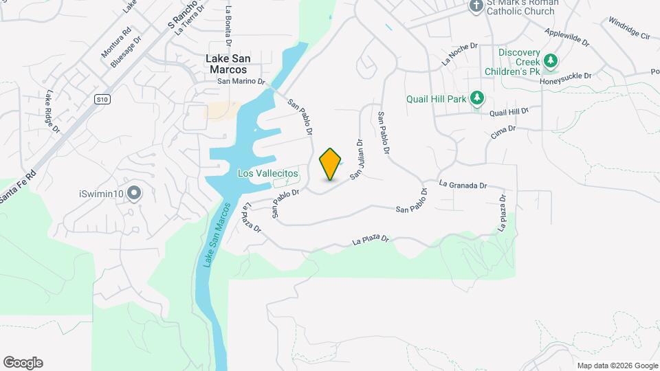 1304 San Julian Dr Mapa y Detalles de la Ubicación