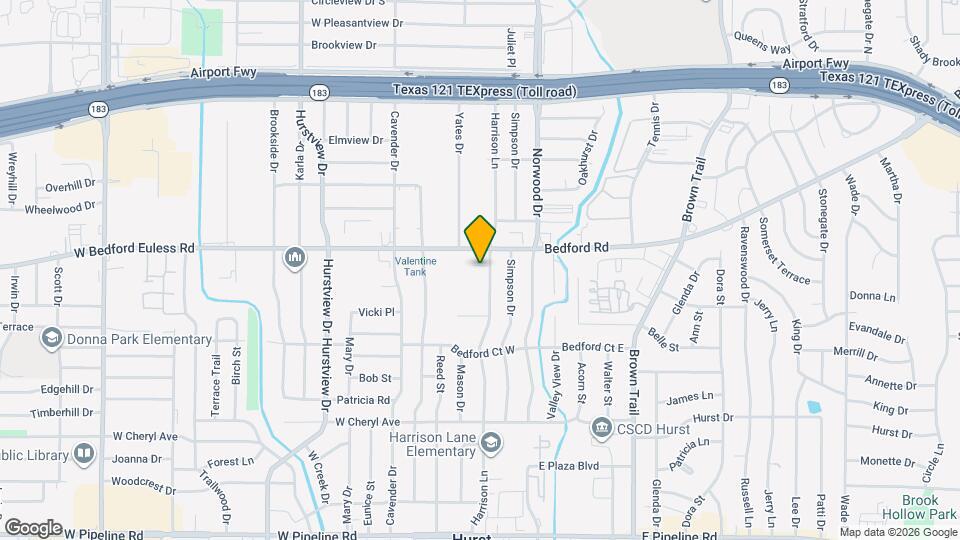 1225 Harrison Ln Map and Location Details