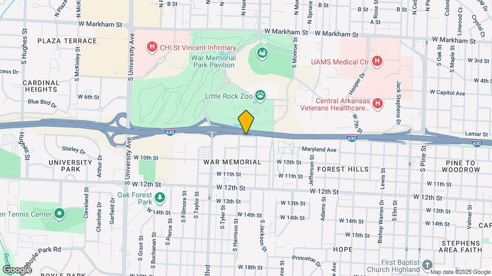 5113 W 8th St Map and Location Details