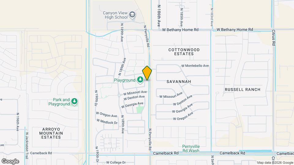 5525 N 187th Ln Map and Location Details