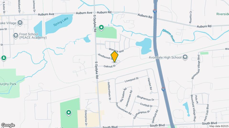 2171 Oaknoll St Map and Location Details