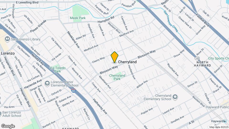 312 Blossom Way Map and Location Details