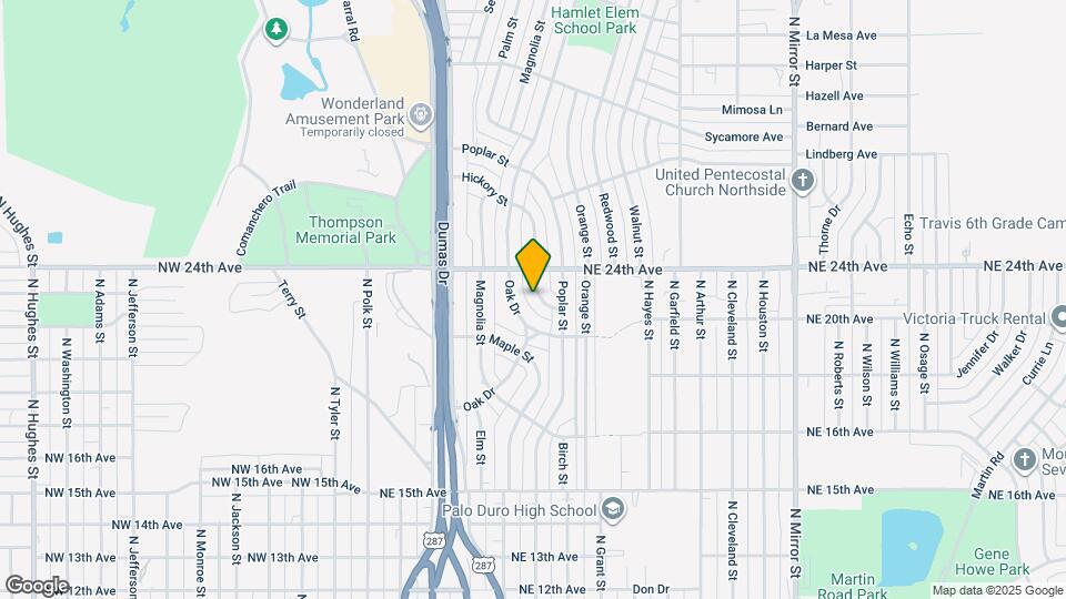 2213 Hickory St Map and Location Details