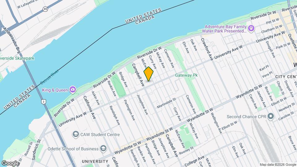 1650 UNIVERSITY Map and Location Details