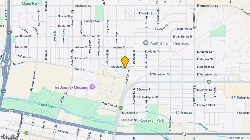 629 East Blvd N Mapa y Detalles de la Ubicación