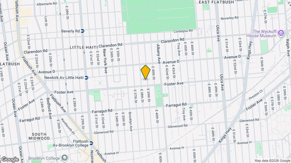 718 E 39th St Map and Location Details