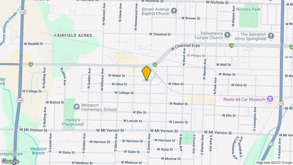 2711 W Olive St Mapa y Detalles de la Ubicación