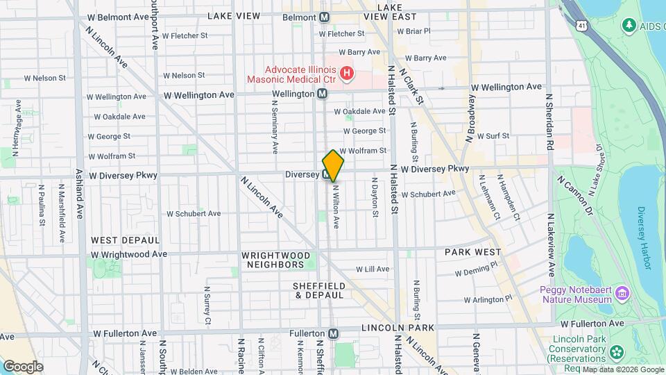 2732 N Wilton Ave, Unit 2 Map and Location Details