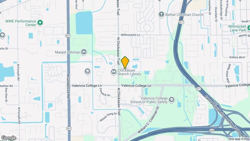 8203 Sun Spring Circle Map and Location Details