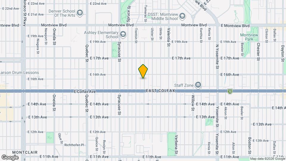 1557-1557 Tamarac St, Unit 1555 Mapa y Detalles de la Ubicación