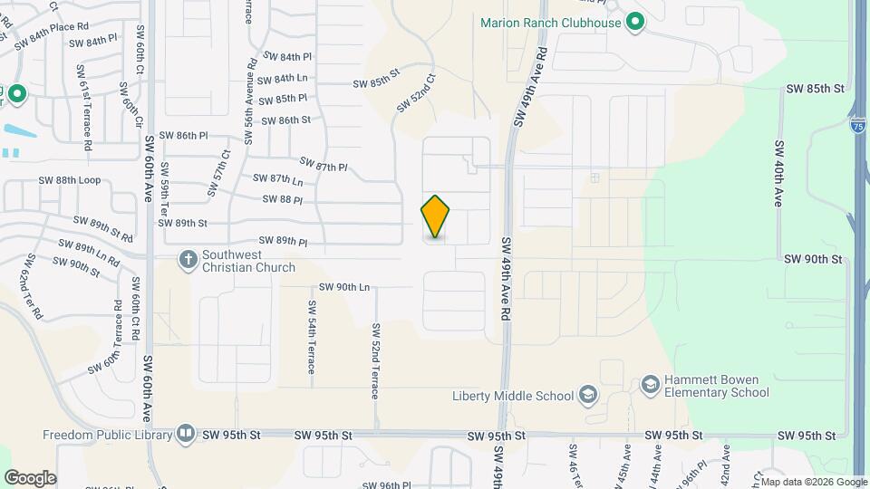 8848 SW 49th Cir Map and Location Details