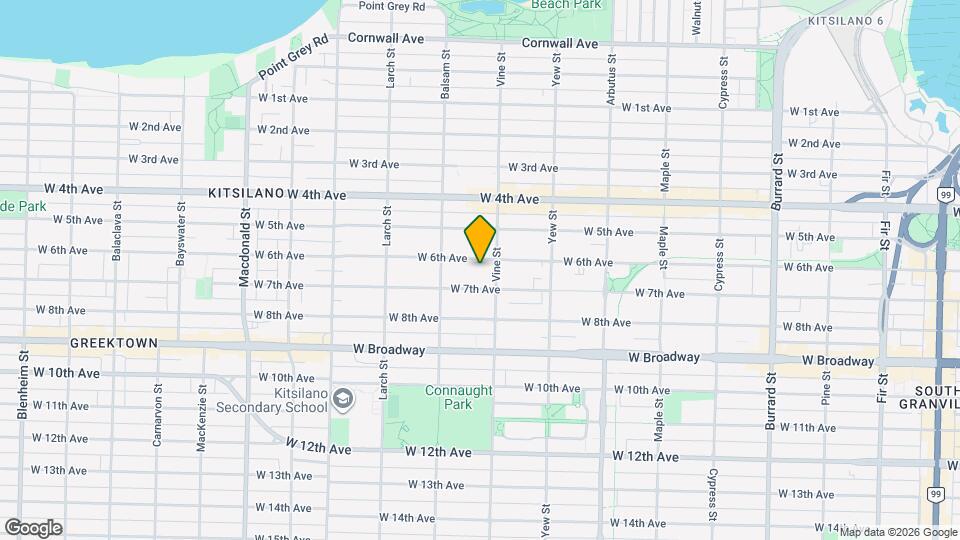 2324 W 6th Ave Map and Location Details
