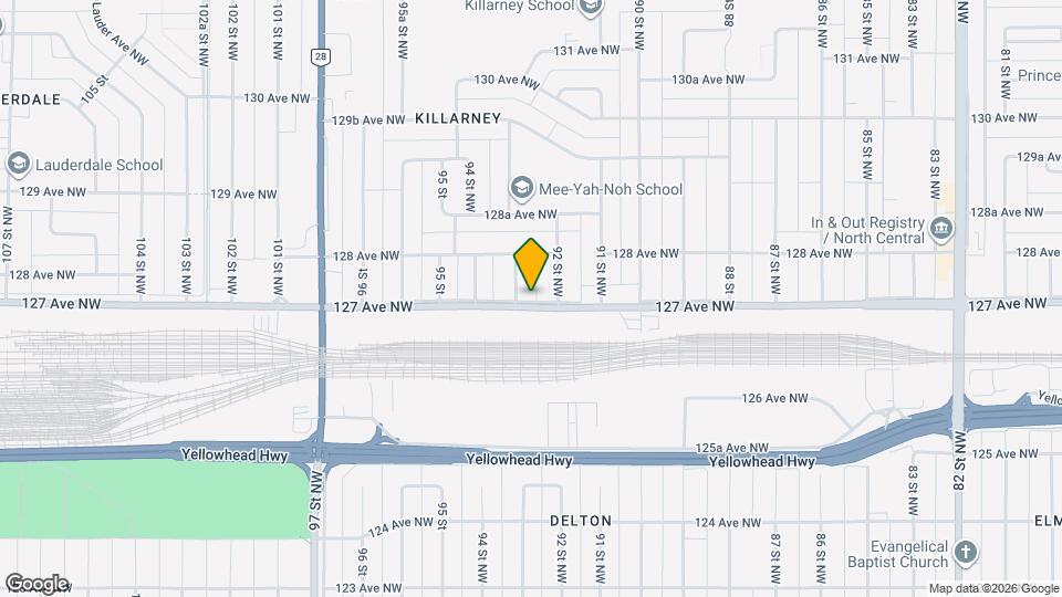 9208-9127 127 Ave NW Map and Location Details
