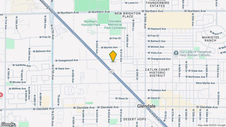 7405 N 62nd Ave Map and Location Details