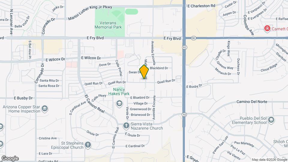 539 Mallard Cir W Map and Location Details