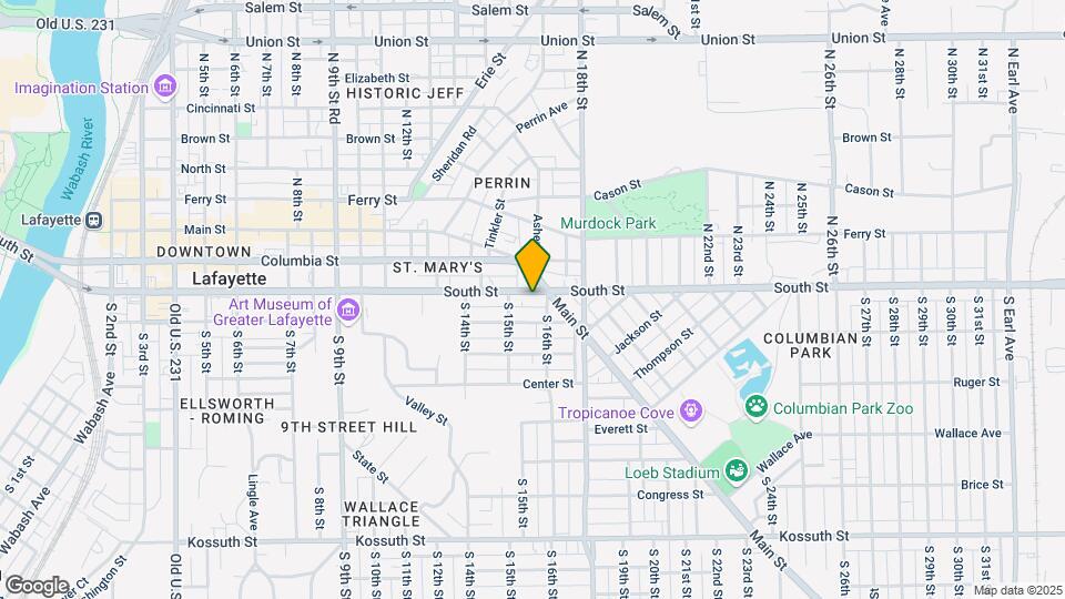 1521 South St, Unit 3 Map and Location Details