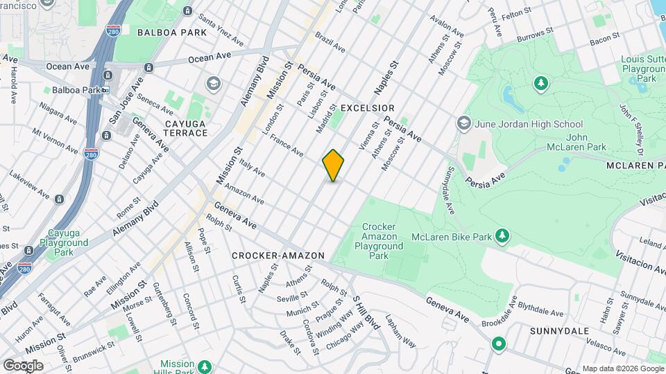 738 Vienna St Map and Location Details