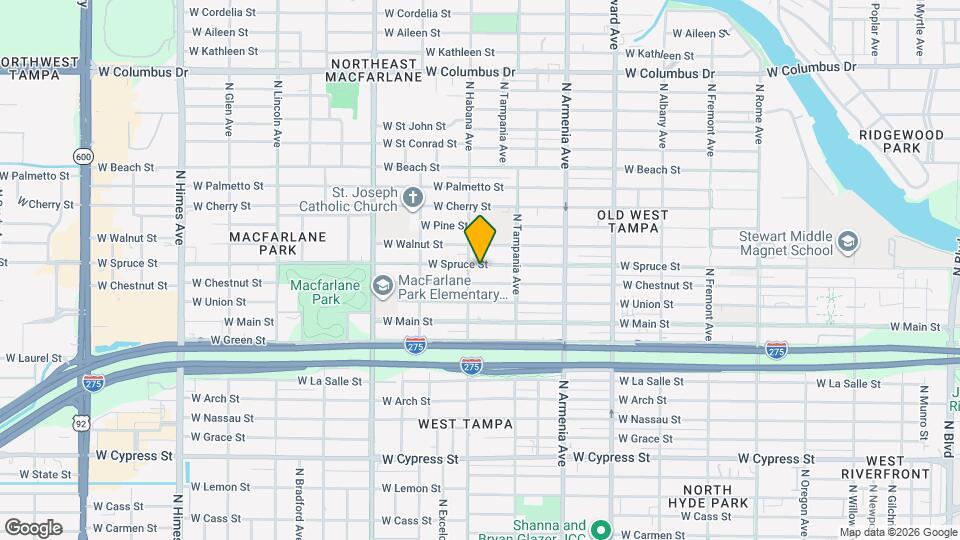 2736 W Spruce St Mapa y Detalles de la Ubicación