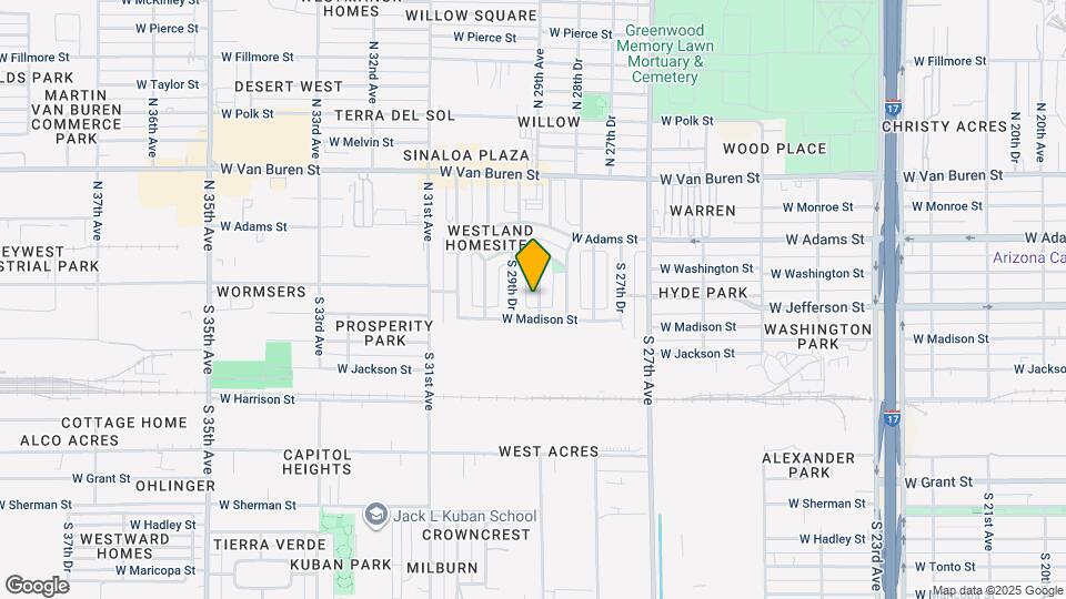 106 S 29th Ave Map and Location Details