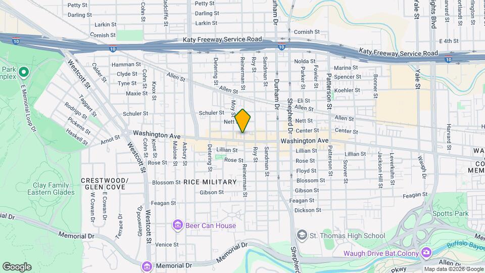 5206 Washington Ave Map and Location Details