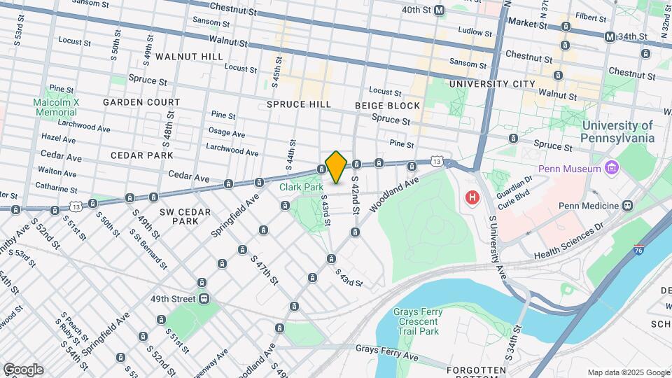4213 Chester Ave Mapa y Detalles de la Ubicación
