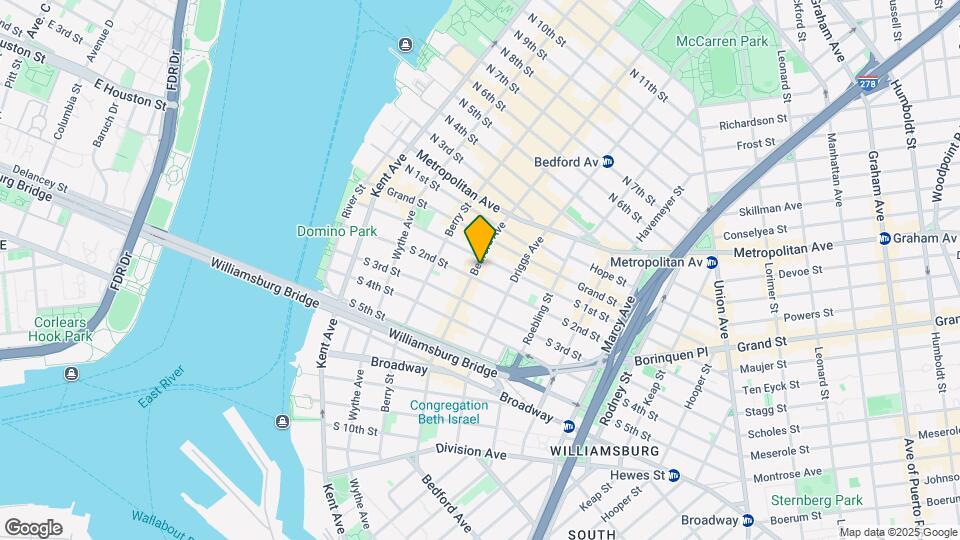 303 Bedford Ave Map and Location Details