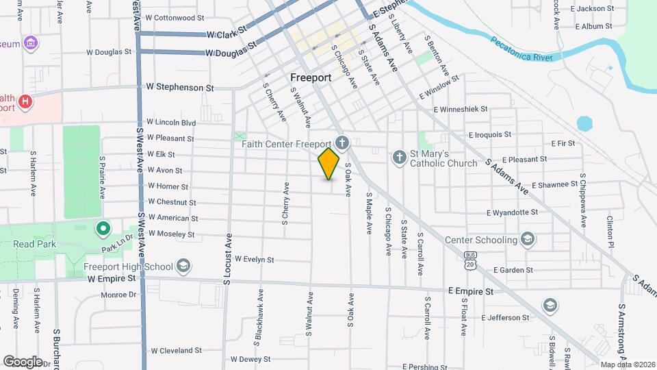 816 S James Ave Map and Location Details