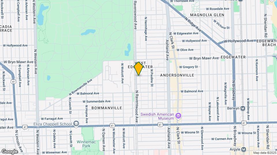 5455 N Ravenswood Ave Mapa y Detalles de la Ubicación