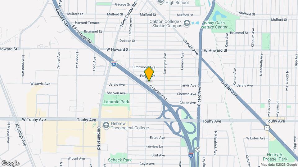 5056 Jarvis Ave Map and Location Details