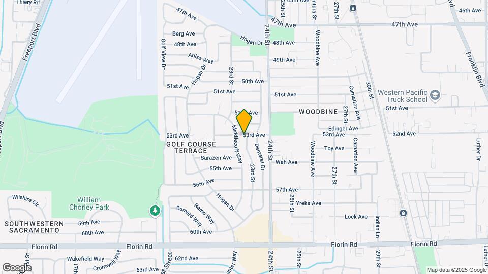 6800 23rd St Map and Location Details
