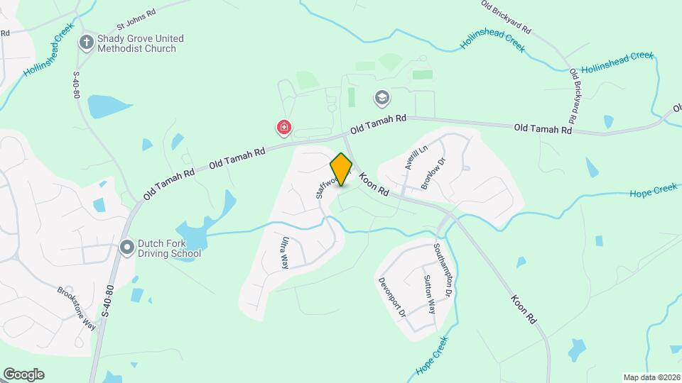 407 Stonyhurst Dr Map and Location Details